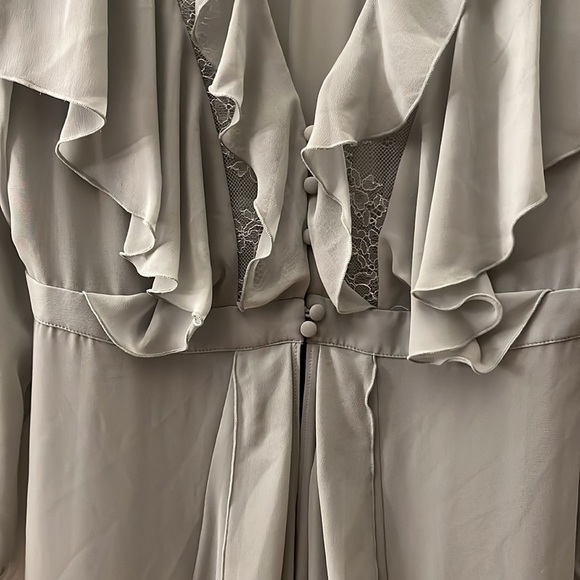 NWT ZARA LONG LACE DRESSING GOWN . - Picture 11 of 12